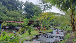 Suasana Ledok Sambi Ecopark di Pakem, Sleman.